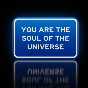 PDA [Public Display Of Awareness] You're the soul of the Universe