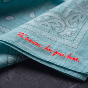 Vintage Embroidered bandana - The Universe Has Your Back